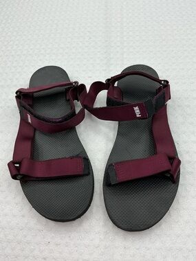 Victoria's Secret Maroon Strap Adjustable Women's Sandals